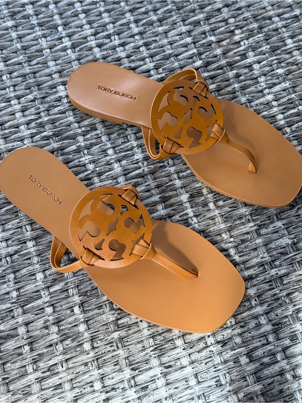 New, Tory Burch Miller Square Toe Sandal